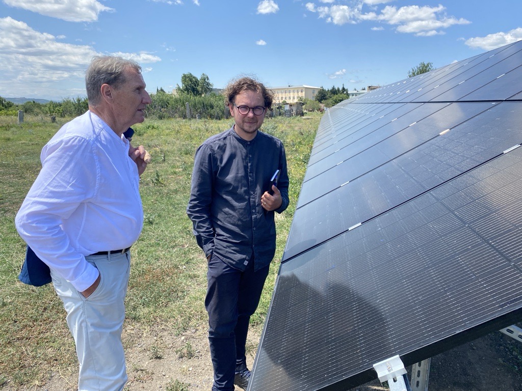Ground-mounted solar PV system at the Prosecutor’s Office in Georgia